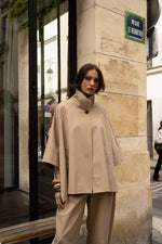 Load image into Gallery viewer, Urban Cape Trench Coat – Camel LIMITED EDITION