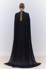 Load image into Gallery viewer, Gala Cape Dress - Black