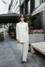 Load image into Gallery viewer, Tencel Blend Kimono Top – Ecru