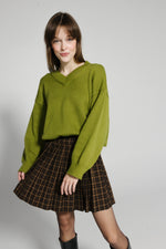 Load image into Gallery viewer, Plaid Pleated Mini Skirt
