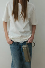 Load image into Gallery viewer, Ecru Lace Detail T-Shirt - Suud Collection