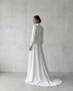 Load image into Gallery viewer, Elena Mermaid Gown - White