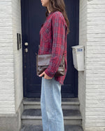 Load image into Gallery viewer, Oversized Plaid Cotton Shirt
