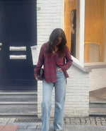 Load image into Gallery viewer, Oversized Plaid Cotton Shirt
