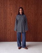 Load image into Gallery viewer, Striped Long Sleeve Polo
