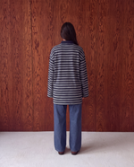 Load image into Gallery viewer, Striped Long Sleeve Polo