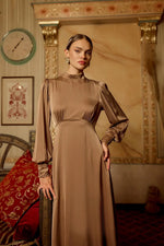 Load image into Gallery viewer, Elena Dress - Dark Beige