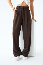 Load image into Gallery viewer, Elegant Wide-Leg Trousers