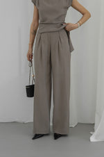 Load image into Gallery viewer, Taupe Flow Trousers