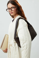 Load image into Gallery viewer, Woven Oval Bag-Brown