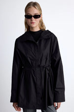 Load image into Gallery viewer, High Neck Design Shirt- Black
