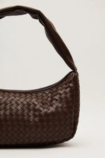 Load image into Gallery viewer, Woven Oval Bag-Brown