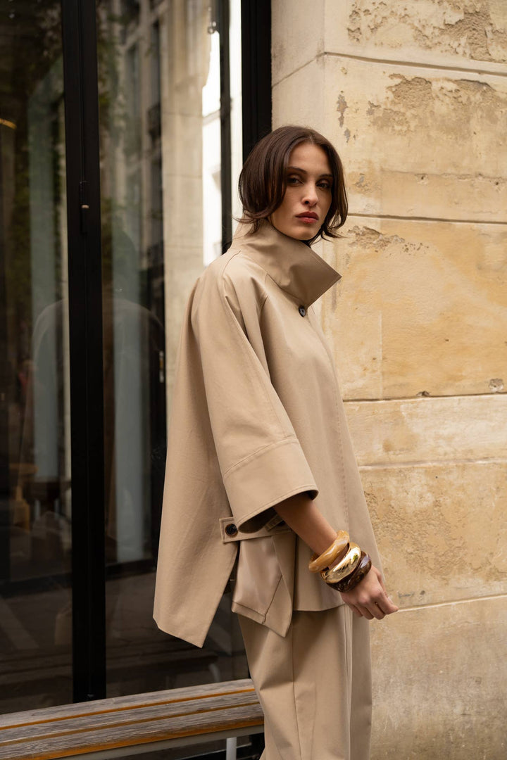 Urban Cape Trench Coat – Camel  LIMITED EDITION