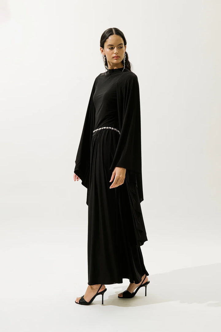 Helsa Evening Dress-Black