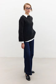 Oversized knitwear- Black