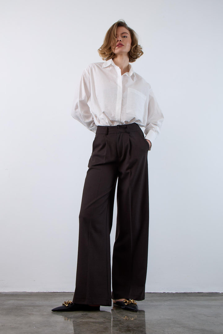 Pleated Tailored Trousers