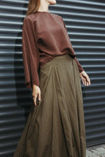 Load image into Gallery viewer, Cotton Maxi Skirt