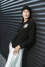 Load image into Gallery viewer, Tailored Shirt with Embroidered Flower