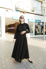 Load image into Gallery viewer, Adjustable Waist Maxi Skirt – Black