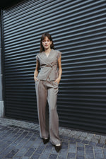 Load image into Gallery viewer, Tailored Vest – Taupe
