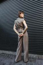 Load image into Gallery viewer, Wide Leg Trousers – Taupe