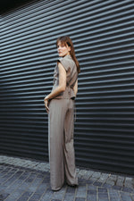Load image into Gallery viewer, Wide Leg Trousers – Taupe