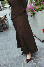 Load image into Gallery viewer, Cotton Two-Piece Set – Chocolate Brown