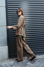 Load image into Gallery viewer, Cotton Two-Piece Set – Khaki