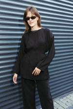 Load image into Gallery viewer, Tencel Three-Piece Set – Black
