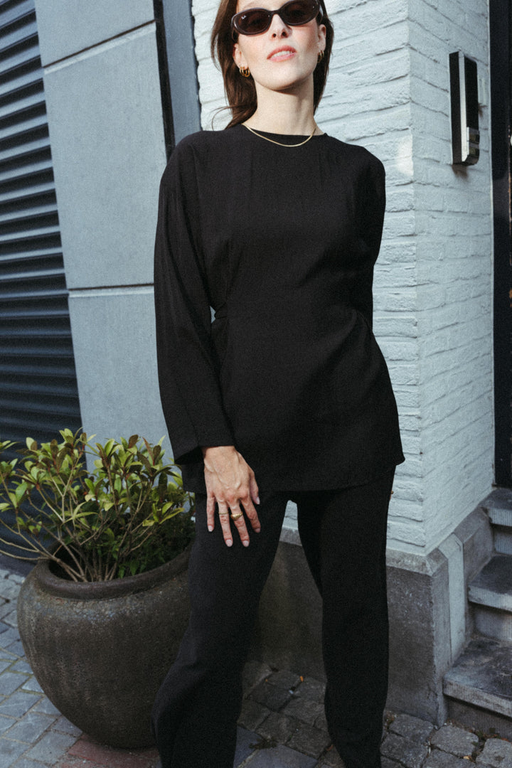 Tencel Three-Piece Set – Black