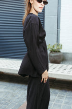 Load image into Gallery viewer, Tencel Three-Piece Set – Black