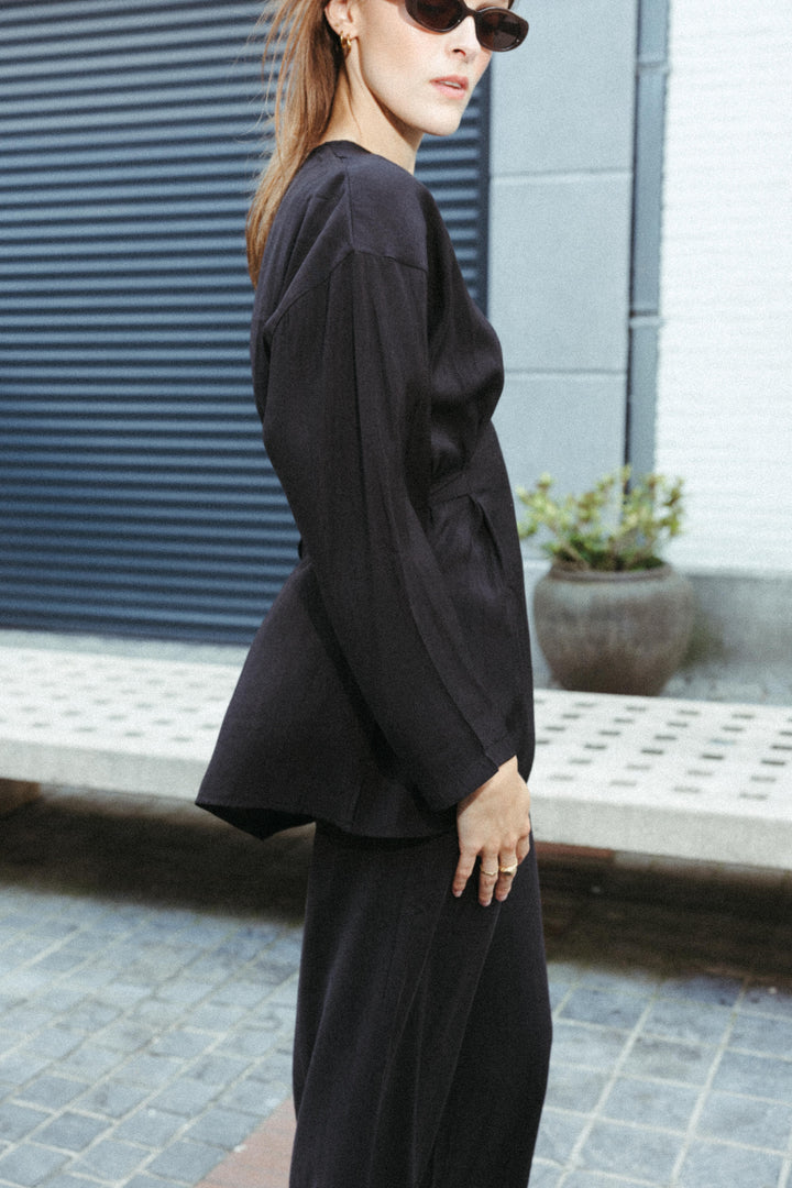 Tencel Three-Piece Set – Black