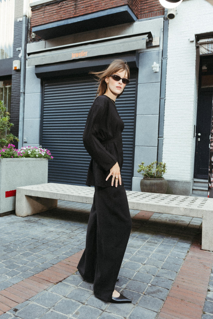 Tencel Three-Piece Set – Black