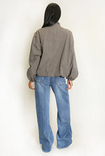 Load image into Gallery viewer, High Neck Checked Jacket
