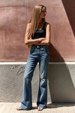 Load image into Gallery viewer, Elephant Leg Fit Denim Jeans