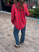 Load image into Gallery viewer, Red Tartan Cotton Shirt