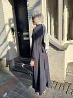 Load image into Gallery viewer, Scarf Detail Tie Waist Dress