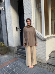 Tie Detail Tunic – Khaki