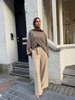 Load image into Gallery viewer, Tencel Palazzo Pants – Beige