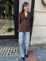 Load image into Gallery viewer, Tailored Blazer – Brown
