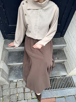 Load image into Gallery viewer, High Neck Linen Blend Blouse