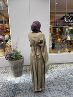 Load image into Gallery viewer, Tie-Back Blouse &amp; Maxi Skirt Set – Olive