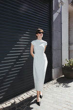 Load image into Gallery viewer, Polka Dot Midi Dress