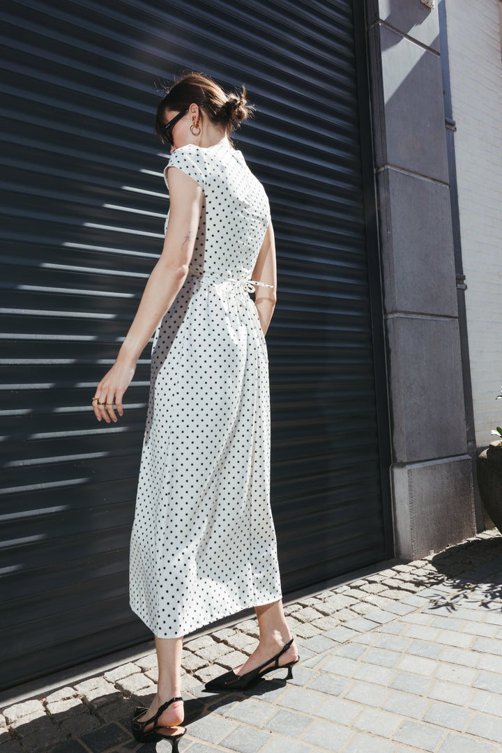 Polka Dot Midi Dress