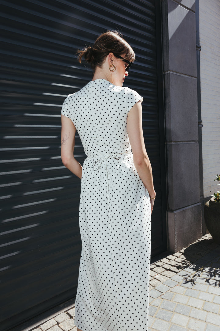 Polka Dot Midi Dress