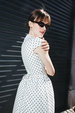 Load image into Gallery viewer, Polka Dot Midi Dress
