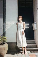 Load image into Gallery viewer, Lemon Blossom Midi Dress