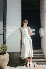 Load image into Gallery viewer, Lemon Blossom Midi Dress