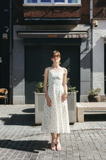 Load image into Gallery viewer, Lemon Blossom Midi Dress