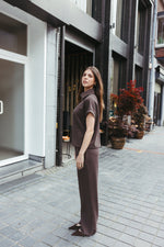 Load image into Gallery viewer, Modal Zip Collar Top &amp; Wide Leg Trouser Set